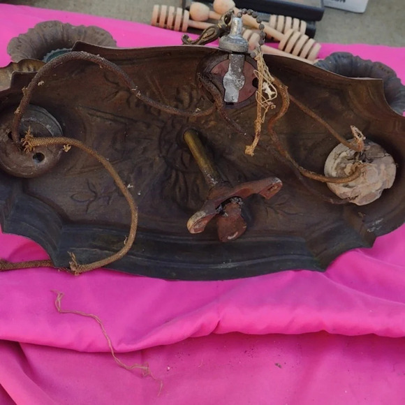 1920's Art Deco Light Fixture Pair - Picture 4 of 6